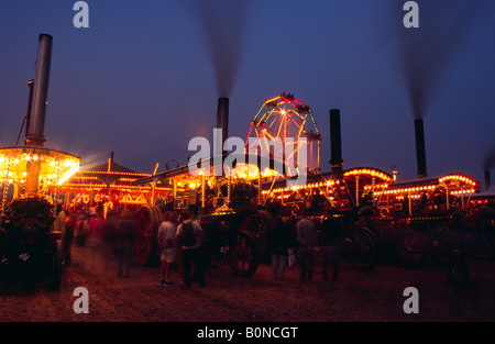 Showmans Motoren antreiben der Great Dorset Steam Fair 2004 Stockfoto