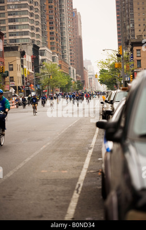 5 Boro-Bike-Tour in New York City am 4. Mai 2008 Stockfoto