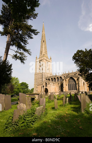 UK England Lincolnshire Bottesford St Marys Churchyard Stockfoto