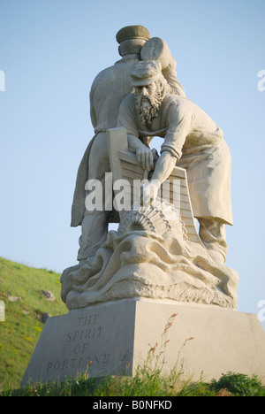 "Spirit of Portland" Statue, Isle of Portland, Dorset, England, Vereinigtes Königreich Stockfoto