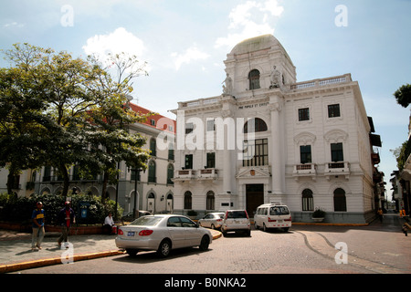 Panama Museum für Stadtgeschichte in der Casco Viejo Plaza Catedral Stockfoto