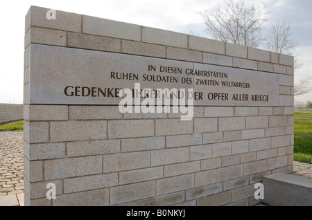 Deutscher Soldatenfriedhof in Rossoschka westlich von Volgograd (ehemals Stalingrad), Russland, Russische Föderation Stockfoto