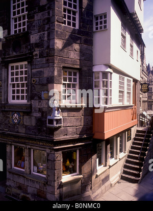 Edinburgh - John Knox Haus in der Royal Mile Stockfoto