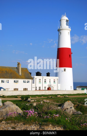 Portland Bill Lighthouse, Isle of Portland, Dorset, England, Vereinigtes Königreich Stockfoto