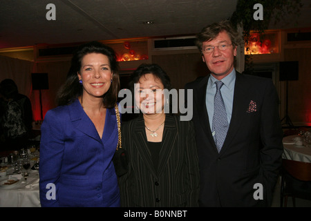 Links nach rechts HRH Prinzessin von Hannover, Kim Phuc Phan Thi, Ernst August V Prinz von Hannover, UNESCO-Botschafter des guten Willens Stockfoto