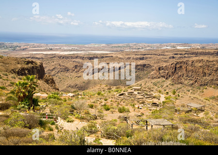 Mundo Aborigen - Museum - Barranco de Fataga - Gran Canaria Grand Stockfoto