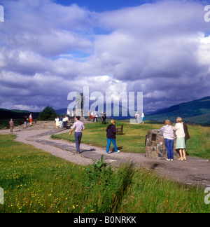 Spean Bridge Commando Memorial (1952) in der Nähe von Fort William Stockfoto