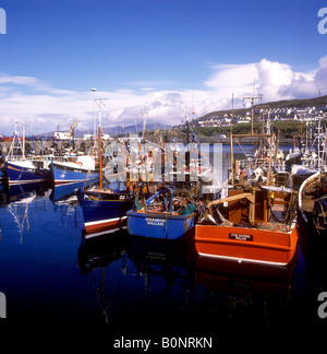 Fischerhafen in Mallaig an der schottischen Westküste Stockfoto