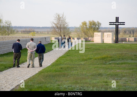 Deutscher Soldatenfriedhof in Rossoschka westlich von Volgograd (ehemals Stalingrad), Russland, Russische Föderation Stockfoto