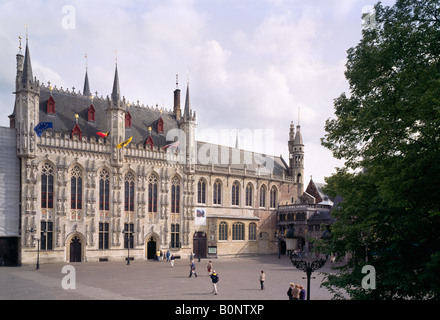 Brügge, Rathaus, 1376-1420 Stockfoto