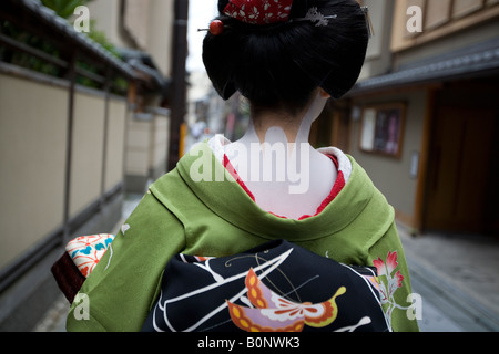 Maiko Geisha Kyoto Japan Mai 18. 2008 Stockfoto