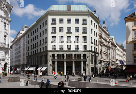 Wien, Michaelerplatz, "Looshaus", Erbaut 1910-1911 von Adolf Loos Stockfoto