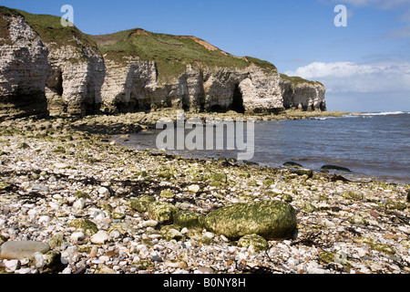 North Landing, Flamborough, in der Nähe von Bridlington, Yorkshire, England Stockfoto