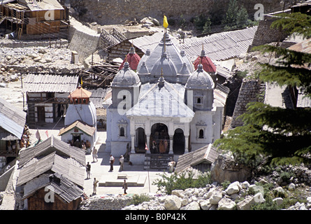 Gangotri-Tempel befindet sich in Uttarkashi Bezirk von Uttaranchal. Stockfoto