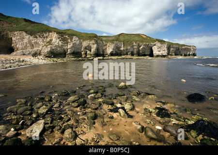 North Landing, Flamborough, in der Nähe von Bridlington, Yorkshire, England Stockfoto