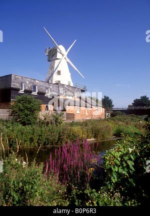 Roggen - malerische alte Windmühle Stockfoto