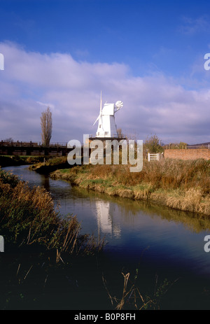 Roggen die alte Windmühle Stockfoto