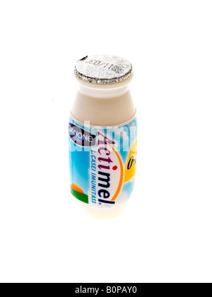 Actimel Joghurt Drink Stockfoto