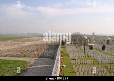 Dud Ecke ersten Weltkrieg Friedhof in der Nähe von Loos-Frankreich Stockfoto