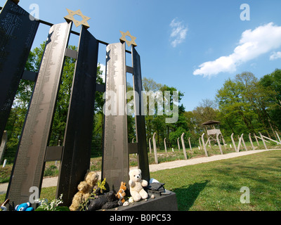 Gedenkstätte für die jüdischen Kinder, die aus Lager Vught Niederlande und Didn t deportiert worden waren, überleben Weltkrieg zwei Stockfoto