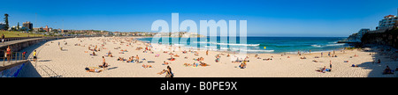 Bondi Beach Sydney New South Wales Australien hohe Auflösung panorama Stockfoto