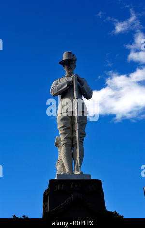 Statue von General Sir Charles Napier, Napier, Hawkes Bay, Neuseeland Stockfoto