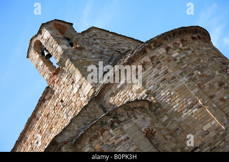 Pfarrkirche San Leo Pieve Preromanica marschiert Region Italien Stockfoto