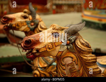 Dingles Dampf, Festplatz Heritage Center, Orgel Dorffest Stockfoto