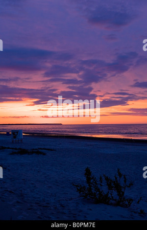 Malerischen Sonnenuntergang in Kaugurciems Jurmala Lettland Europa Stockfoto