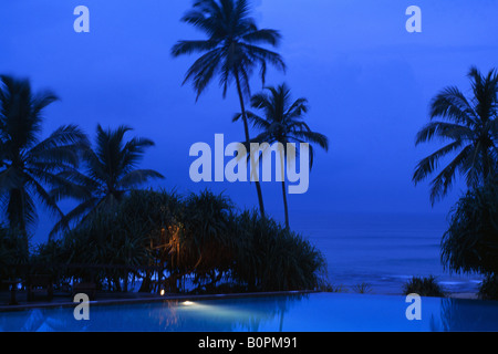 Schwimmbad des Leuchtturm-Hotels, Galle, Sri Lanka Stockfoto