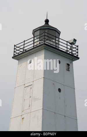 Frankfort Norden Wellenbrecher Leuchtturm Michigan Stockfoto