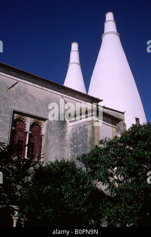 Portugal, Sintra, Palàcio Nacional de Sintra Stockfoto