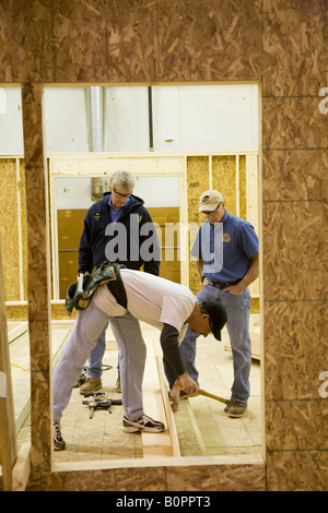 Tischler Lehrling Training Center Stockfoto