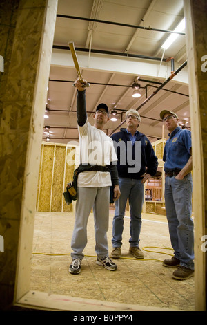 Tischler Lehrling Training Center Stockfoto