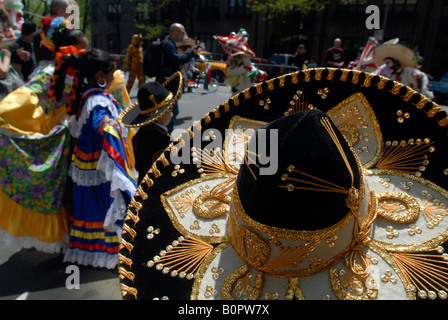 Mexican Americans in der Cinco de Mayo Parade in New York Stockfoto