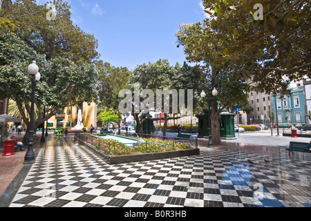 Plaza Hurtado de Mendoza Gran Canaria Stockfoto