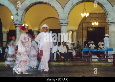 Vacqueria Tänzer in Merida, Yucatan, Mexiko Stockfoto