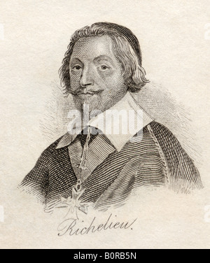 Armand Jean Du Plessis aka The Red Eminence, 1585 - 1642. Französischer Kardinal und Herzog von Richelieu. Stockfoto