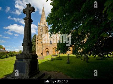 Sächsischen Kirche, Brixworth, Northants, Großbritannien Stockfoto