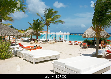 Kontiki Strand, Curacao, Niederländische Antillen Stockfoto