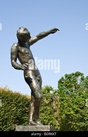 Auguste Rodin Skulptur der Geist der ewigen Ruhe auf dem Gelände Musée Rodin in Paris Frankreich Stockfoto