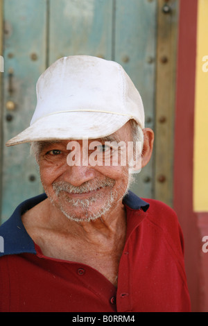 ein Mann in Trinidad Kuba Latein Amerika Stockfoto