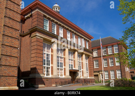 Gemeindeverwaltung im alten hoch- und Grammatik Schulgebäude Kettering, Northamptonshire, England Stockfoto