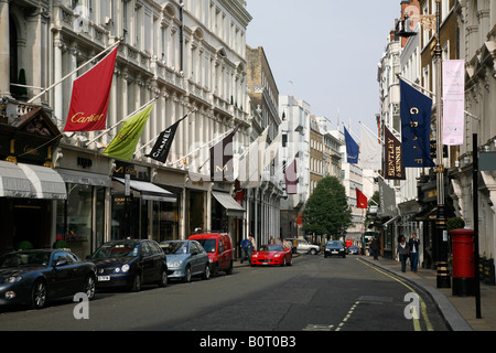 New Bond Street in Mayfair, London Stockfoto