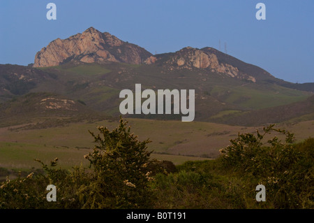 Abendlicht am Cerro Cabrillo in der Nähe von Morro Bay, Kalifornien Stockfoto