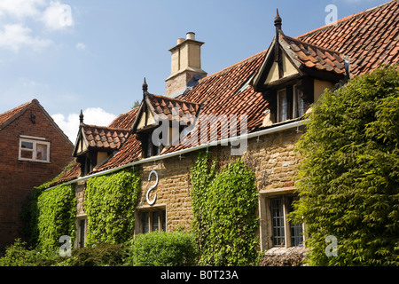 UK England Lincolnshire Harlaxton Church Street Naturstein Charakter-Ferienhaus Stockfoto
