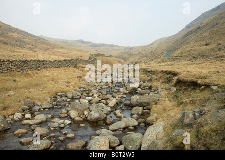 Wrynose Pass, Cumbria Stockfoto