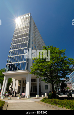 Das Gebäude oder das Verlagshaus Axel Springer an der Axel-Springer-Platz 1 in Hamburg, Deutschland Stockfoto