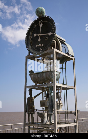 Die Wetterfahne auf Southwold Pier, Suffolk, England Stockfoto