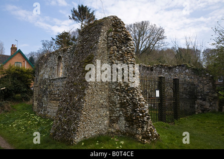 Dunwich Aussätzigen Kapelle im St. James Friedhof, Suffolk, England Stockfoto